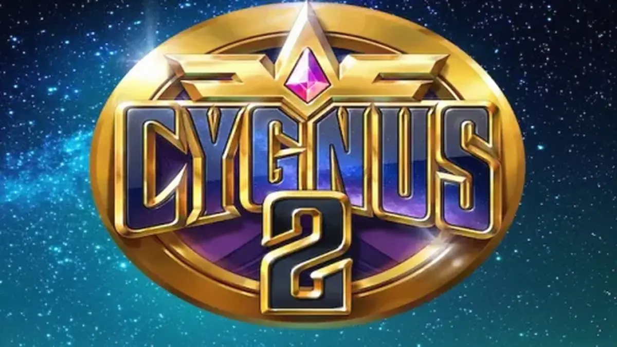 Tampilan visual bertema astronomi dari slot Cygnus 2